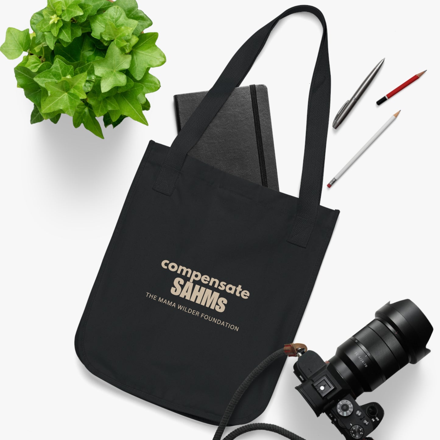 Compensate SAHMs - Organic Canvas Tote Bag